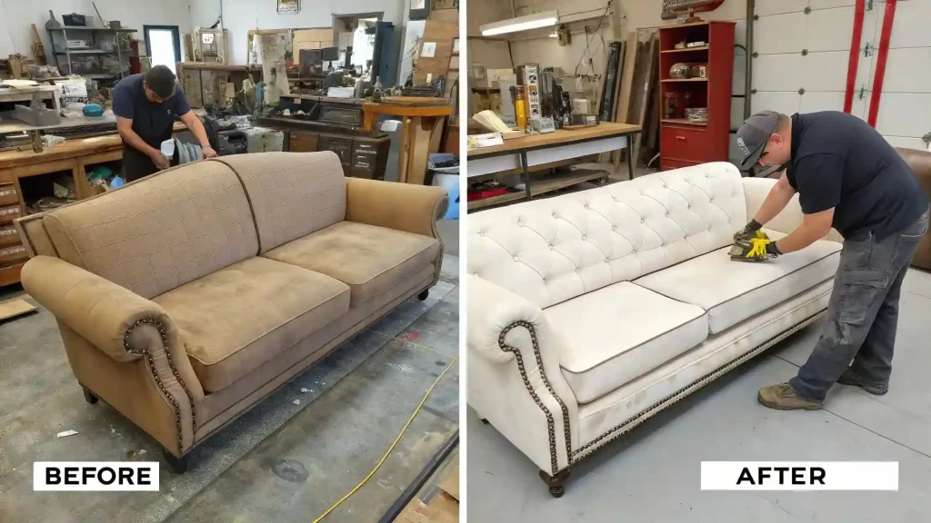 خدمات تعمیر مبل در پونک شامل چه مواردی می‌شود؟